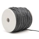 Шнур вощеный ⌀2.0 мм / 100 метров, цв.С301 т.серый