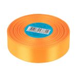 Лента атласная 1-сторонняя 25.0 мм / 33±2 метра, 137 оранжевый, Gamma