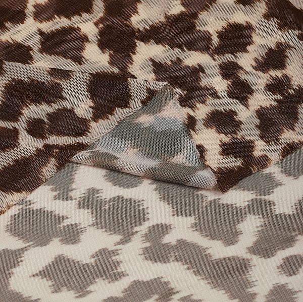 Сетка бельевая эластичная 100 г/м², шир.160 см / 3 метра, принт Барс /SZ025816.10/