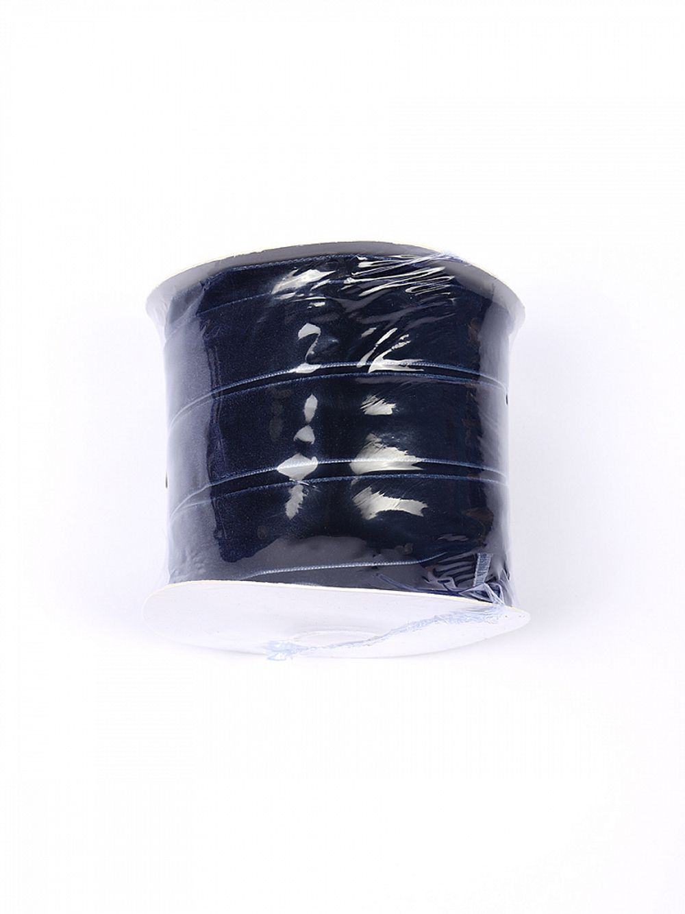 Лента бархатная (тесьма) 25.0 мм / 22.86±1 метров, арт.25VR54 нейлон цв.т.синий