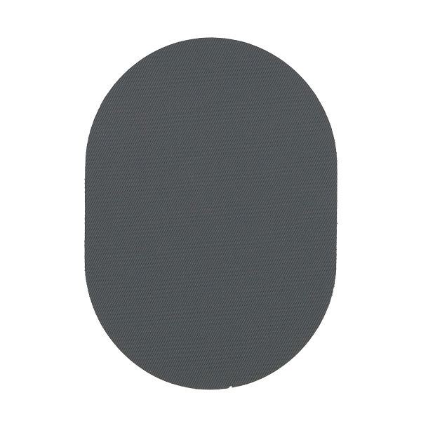 Термозаплатка, ткань, 100x140мм (серый (gray)), AZ01, 2 шт