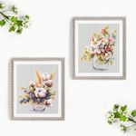 Набор для вышивания нитками Чудесная игла, Хлопок и черника, 18х23 см