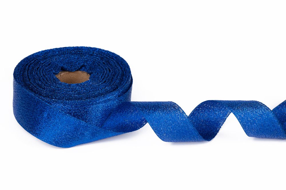 Лента металлизированная 26.0 мм / 25±1 метров, синий, Blitz С3432Г17