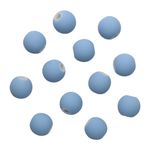 Бусины матовые, 8 мм, 20гр, 008 голубой /TOS/