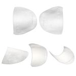 Плечевые накладки (подплечники) втачные сшивные 130х220х15 мм, белый, 50 пар