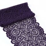 Кружево бельевое эластичное 180 мм / 25 метров, TBY.L1351, цв.L2817 фиолетовый, Kruzhevo