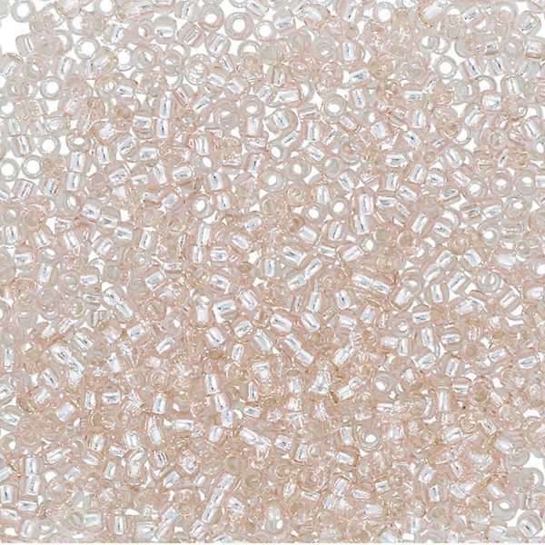 Бисер Toho 15/0 круглый (1.5 мм), 25 г (5х5 г), 0031 бл.розовый