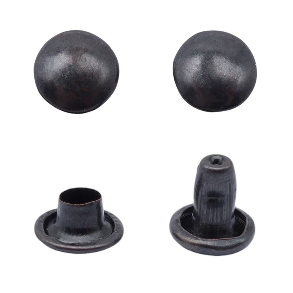 Хольнитены двухсторонние ⌀6 мм, h=6 мм, сталь, New Star №0, цв.оксид, ≈100 шт