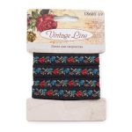 Лента декоративная, 12 мм, x 1 м, Vintage Line 18601-19