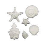 Заготовка гипсовая (набор) Морской, 5х8 ±2 см, 6 шт, Love2art ВА-06