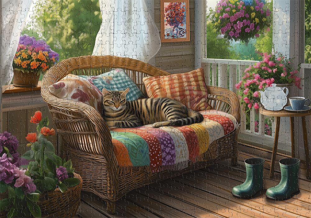 Пазл 1000 элементов, PZL-1000/98 Тихий час, Фрея