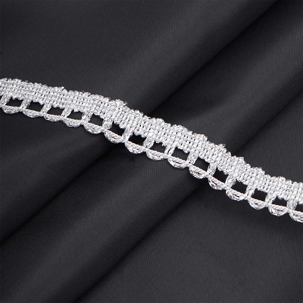 Тесьма 10 мм, 16м (серебро)