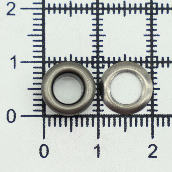 Люверсы металл ⌀_5.0 мм (внутр.), чер.никель, 100 шт, BIG