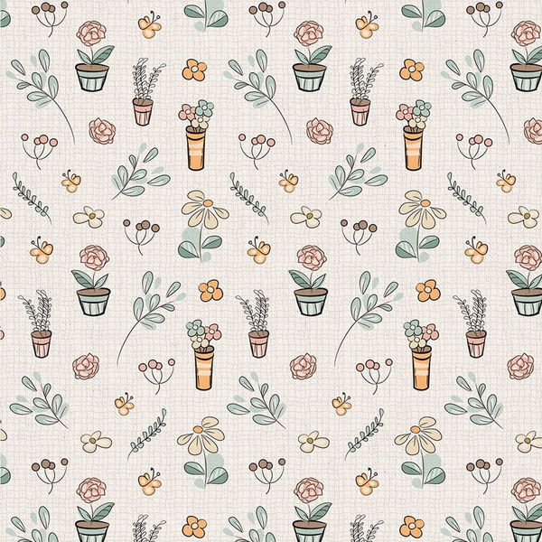 Ткань для пэчворка Peppy Мартовская песня, рулон 112 см / 5 метров, МП-01 бежевый, Peppy