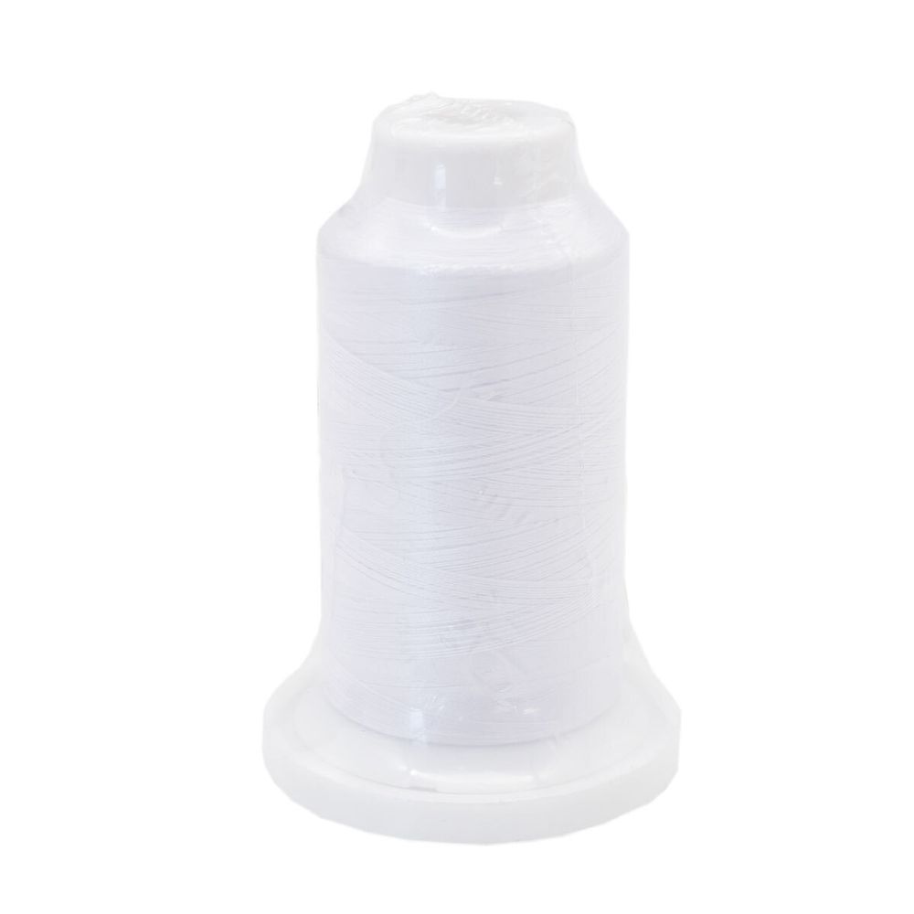 Нитки филаментные 50D/3, 1000 м, 100% п/э, Астра, 9021 белый