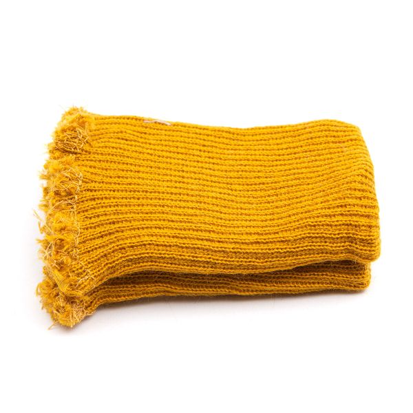 Манжеты трикотажные 6.5х9.5 см, 1 пара, тонкие, 056 янтарный блеск