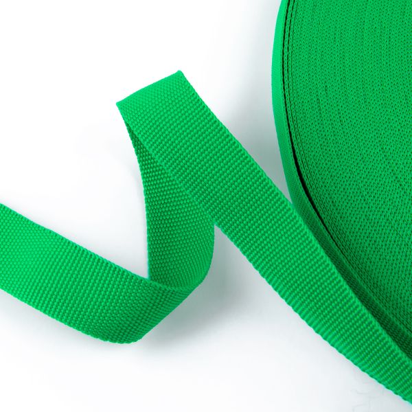 Стропа (ременная лента) 25 мм / 50 метров, толщ. 1.08 мм, [10 г/пог.м], 100% п/п, 503 салатовый, Gamma G-25 ЦВ