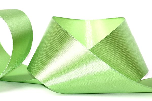Лента атласная 1-сторонняя 50.0 мм / 33±2 метра, 083 св.зеленый, Gamma