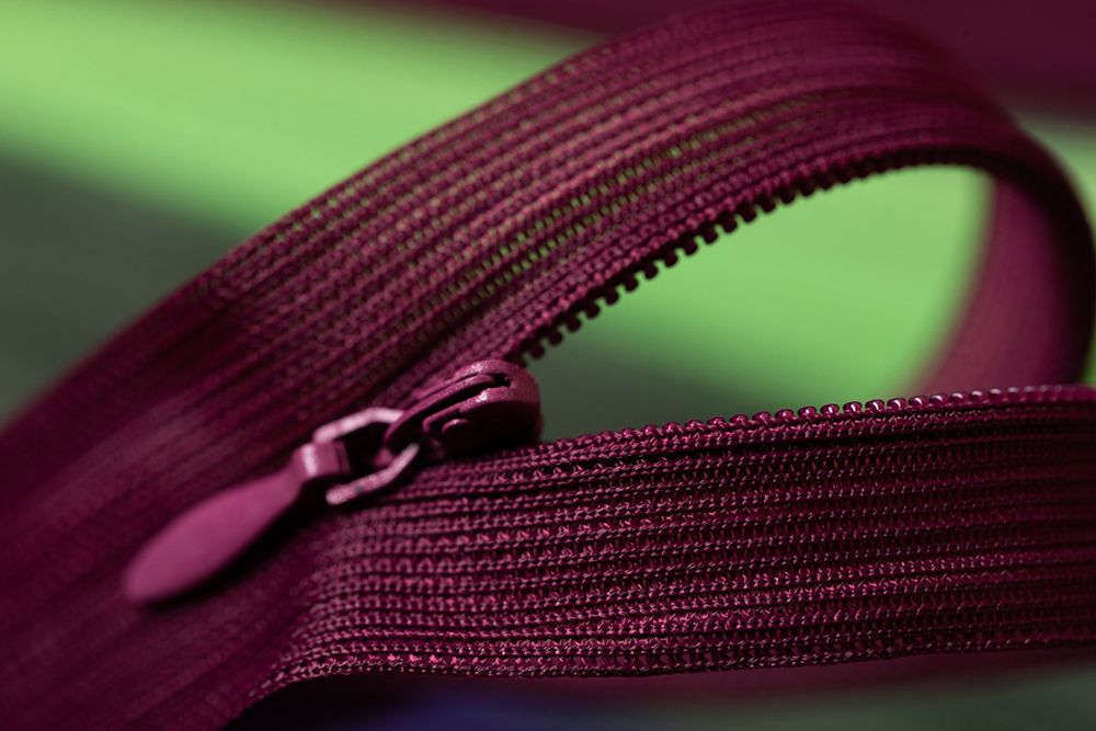 Молния потайная (скрытая) Т3 (3 мм) 1 зам., н/раз., 20 см, пластик, 193 св.бирюзовый, G013P Gamma, 10 шт