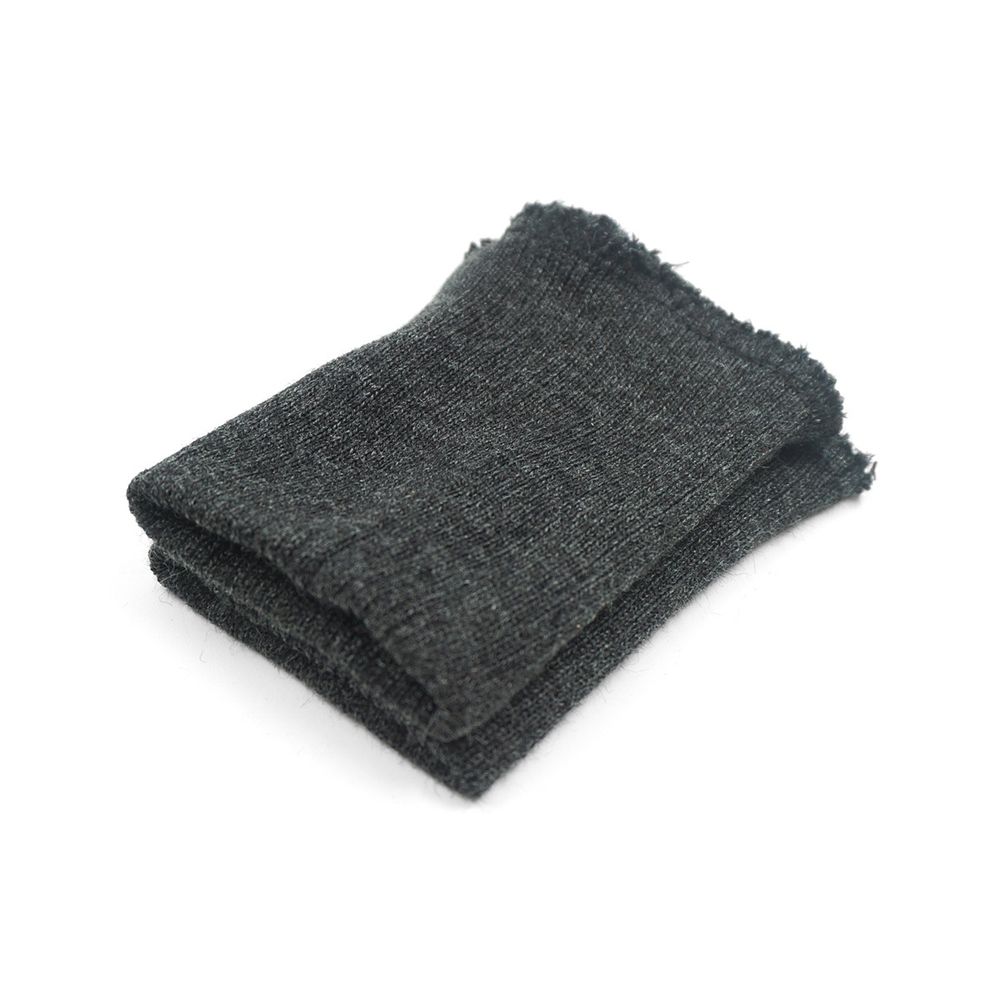 Манжеты трикотажные 7.0х9.5 см, уплотненный 2х1, 373/м антрацит (т.серый меланж)