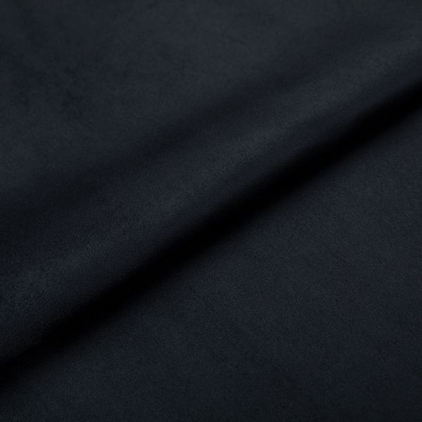 Замша искусственная Woven Suede 175 г/м², 147±2 см / 5 метров, 19-4004 black (черный), Peppy Woven Suede