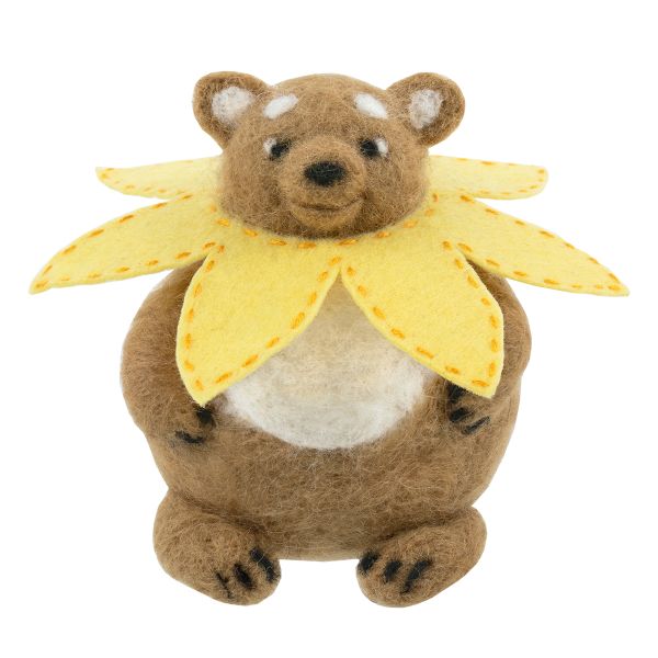 Набор для валяния Miadolla WT-0219, Мишка Георгий, 8 см