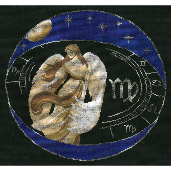 Набор для вышивания нитками Нитекс, Дева 31х31 см