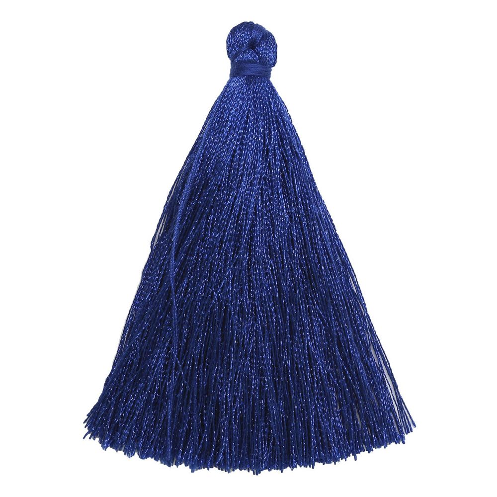 Кисти шторные 65.0 мм, декоративные, п/э, василек, уп.12 шт