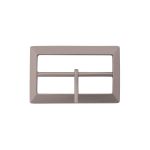 Пряжка ременная металл 50 мм, прямоугольная, олово (чер.никель), MB-155