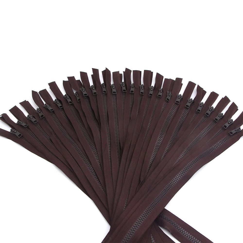 Молния трактор Arta Т6 (6 мм) 1 зам., разъем., 75 см, ОПТ. УП. 25 ШТ., 068 т.коричневый