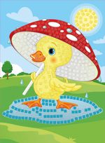 Мозаика 19.5х26.5 см, №09 Утенок под зонтом, Hobbius MDS-07