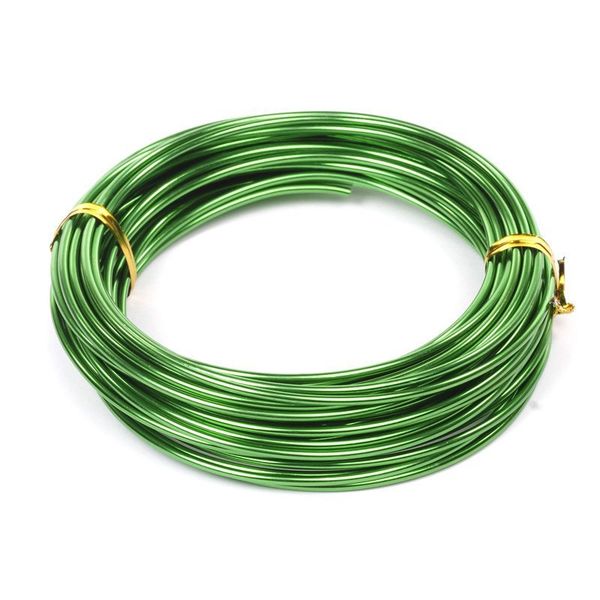 Проволока ⌀2 мм цв. 25 зеленый рул.10 м