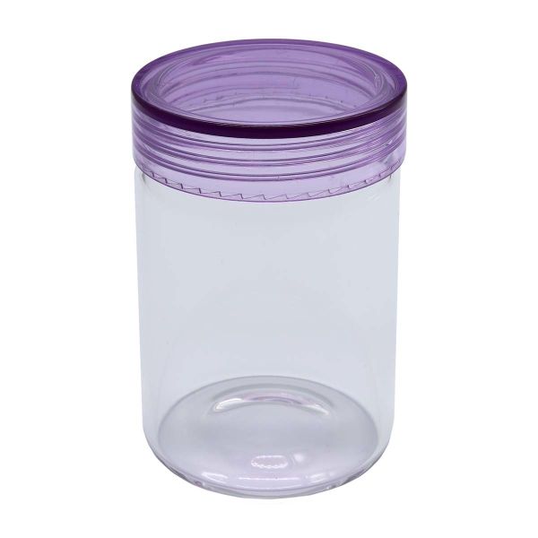 Бутылочка стеклянная с цветной крышечкой 5,5х8см, 2 шт