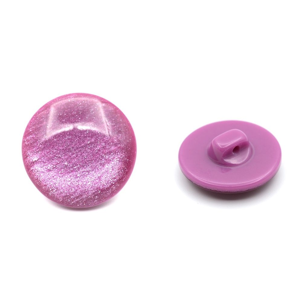 Пуговица на ножке 32L=20мм, пластик, CR P-45, col.14 фиолетовый, 72 шт