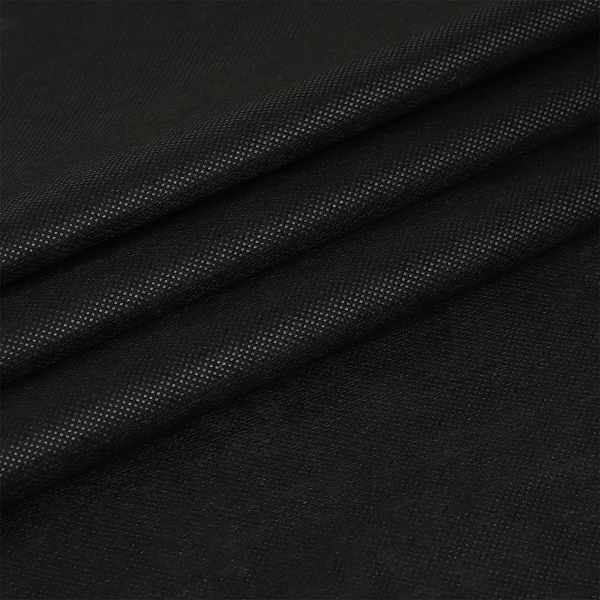 Флизелин клеевой точечный 60 г/м², цв.черный, шир.90см, 100м