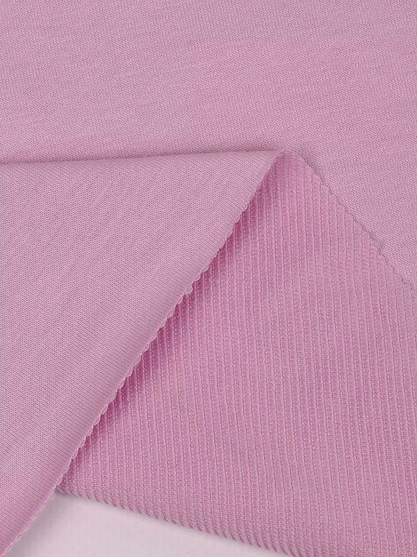 Футер 2-нитка петля поликоттон стрейч 220 г/м², 160 см / 3 метра, ФУТ2Х.TBY.ХЛ-ПЭ.S207.3, цв.S207 роза