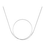 Спицы круговые металл ⌀1.2 мм, 50 см, 1 шт, с металлической леской, Gamma MKJ-R