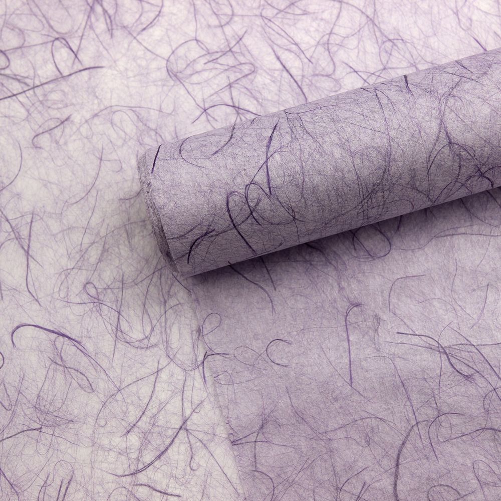 Бумага упаковочная шелковая, Астра креатив, рулон 68см, 4,57м, M18-19 сиреневый