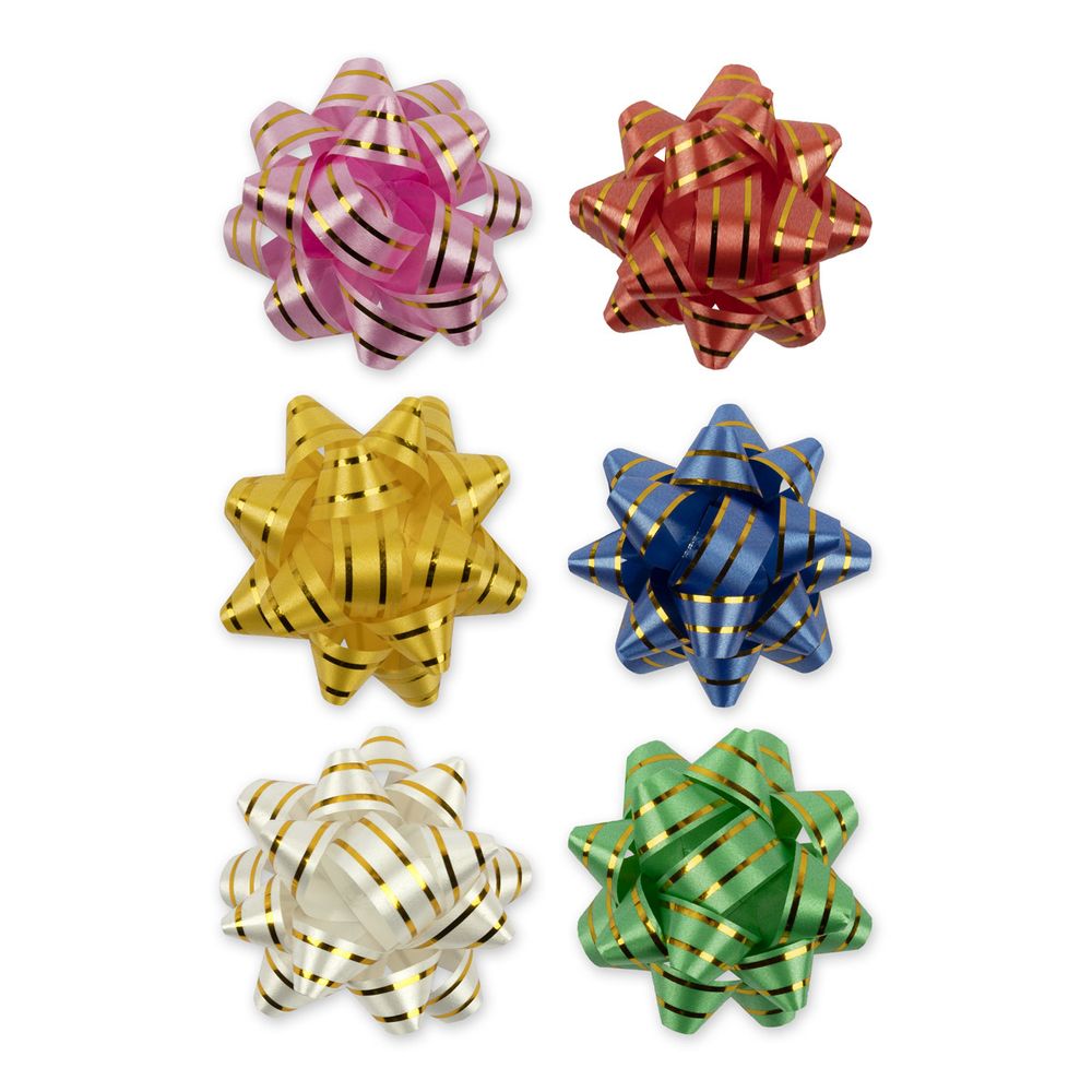 Подарочный бант 5 см, 54 шт, ассорти, Stilerra BOWS-5MS