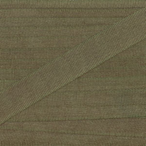 Лента (тесьма) шелковая 7.0 мм / 45.5±0.5 метров, №214 т. оливковый, Gamma SR-7