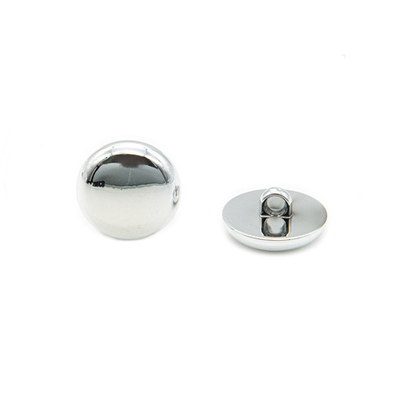 Пуговицы на ножке 24L (15мм) (Silver (серебристый)), 48 шт