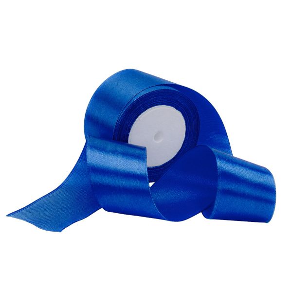 Лента атласная 1-сторонняя 50.0 мм / 22.86±1 метров, аналог 7730446, 40 ярко-голубой, DDZ2401, Globus