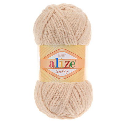 Пряжа Alize (Ализе) Softy / уп.5 мот. по 50 г, 115м, 310 медовый A