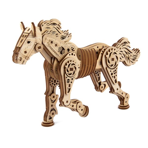 Пазл Серия Механика Пазл 3D 166 элементов, Механическая лошадь, Rezark, MGR-13