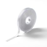 Лента атласная 2-сторонняя 10.0 мм, 25 м, Prym, 06 серебро /TOS/