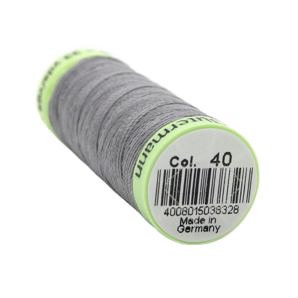 Нитки отделочные Gutermann Top Stitch, 30м, 040 пепельно-серый, 5 катушек