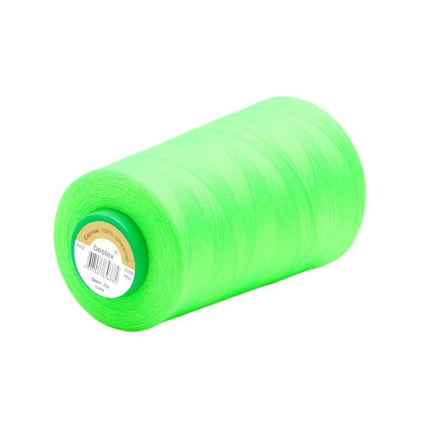 Нитки универсальные Bestex 50/2, 4570 м (5000 ярд) / 1 кат., 304 неоновый зеленый