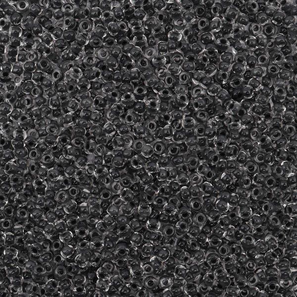 Бисер Preciosa прозрачный с цветн. центром 10/0 (38349) круг. отв, 50гр