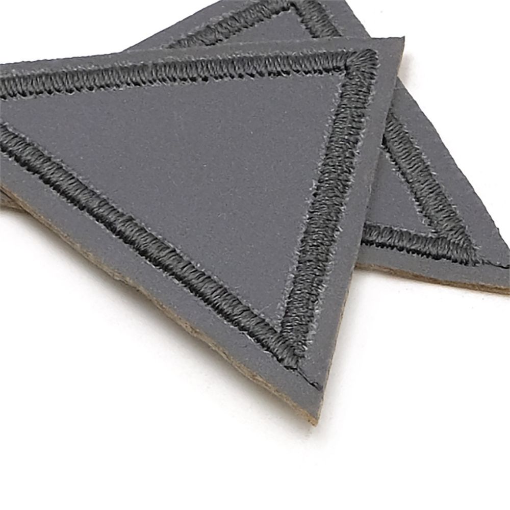 Термоаппликация светоотражающая Треугольник, 55х35 мм, LA427, 3 шт