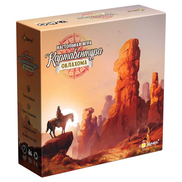Игра настольная Картавентура Оклахома, Эврикус BG-12080